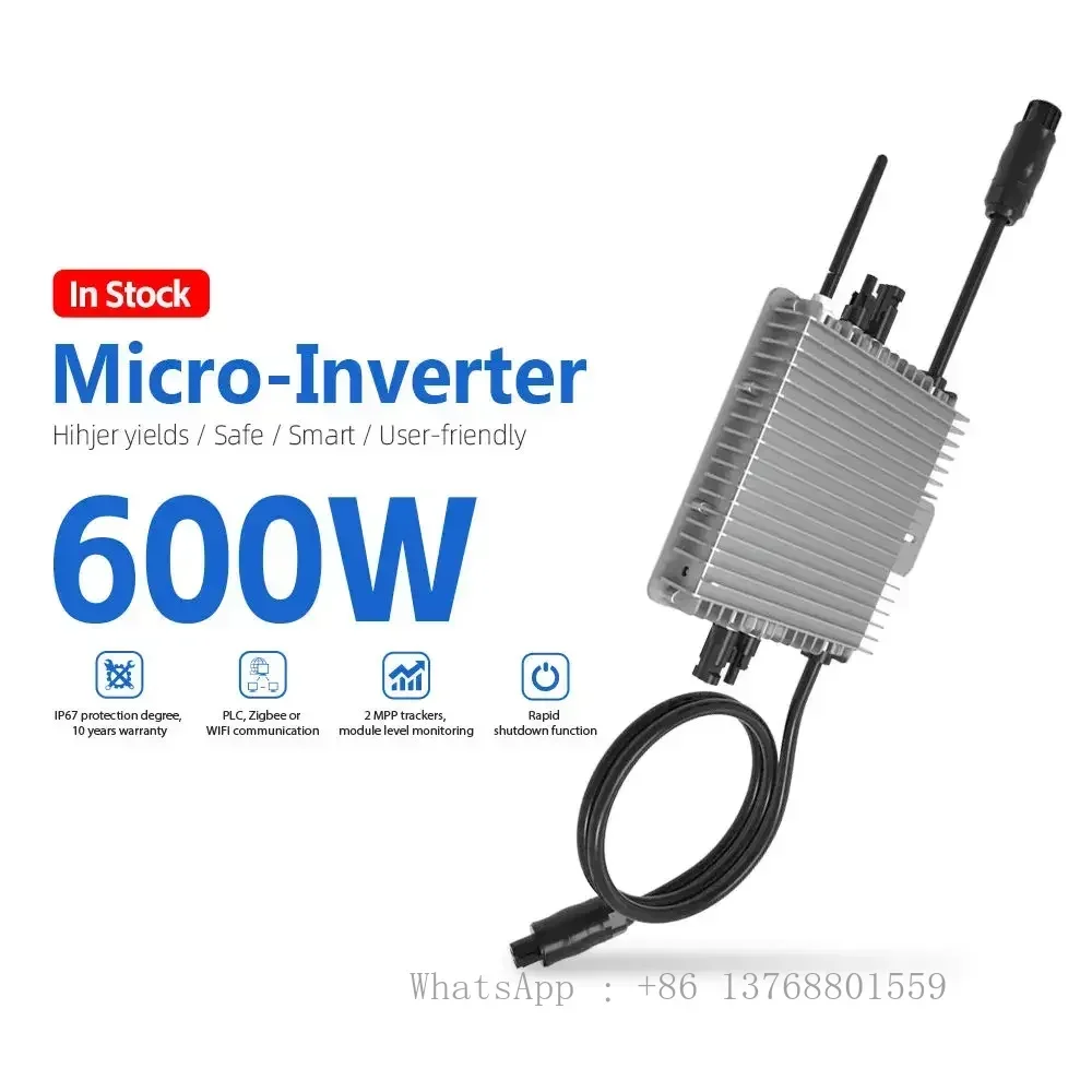 Rising DEYE Micro Inverex Solar Deye Micro Inverters 1300W 800W 600W Price SUN600G3-EU-230 2 MPPT Tracker Grid Tie Inverter