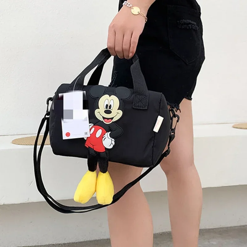 

Disney Mickey Mouse Shoulder Bag Girl Children's Little Fang -shaped Messengers Enlightened Cartoon Multiple Colour Handbag