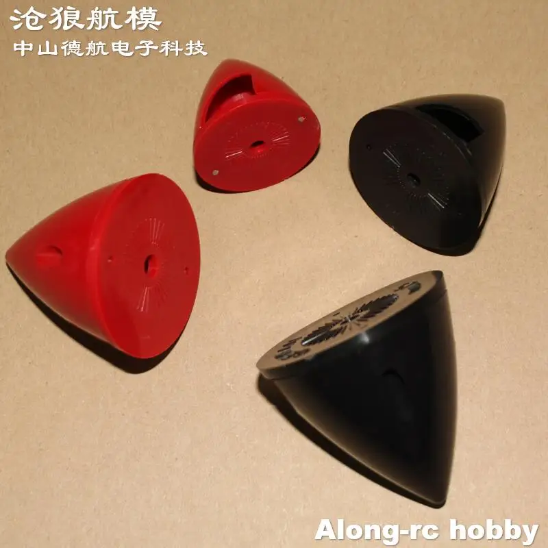 RC Plane Models Spare Parts --3pcs Plastic Spinner 38mm or 45mm 51mm 57mm For Hobby Airplane Brushless Motor Propeller cowl