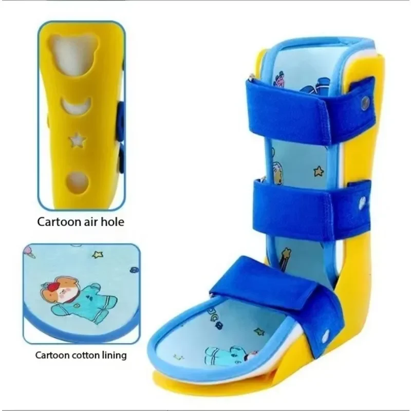 Children's Foot Support Ankle Joint Fixation Protector Calf Ankle Sprain Rehabilitation Brace Foot Fracture Orthosis