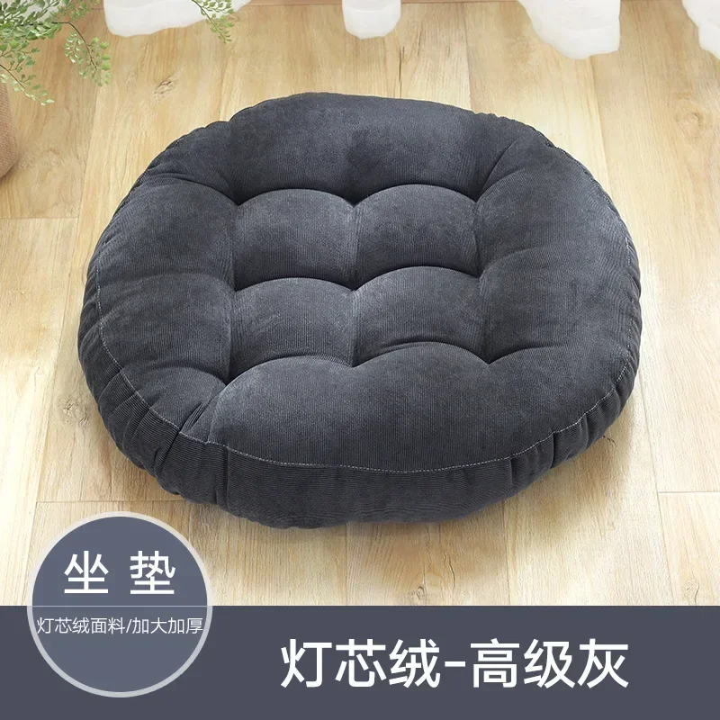 Meditation Floor Round Pillow for Seating on Floor Solid Tufted Thick Pad Cushion For Yoga Balcony Chair Seat Cushions