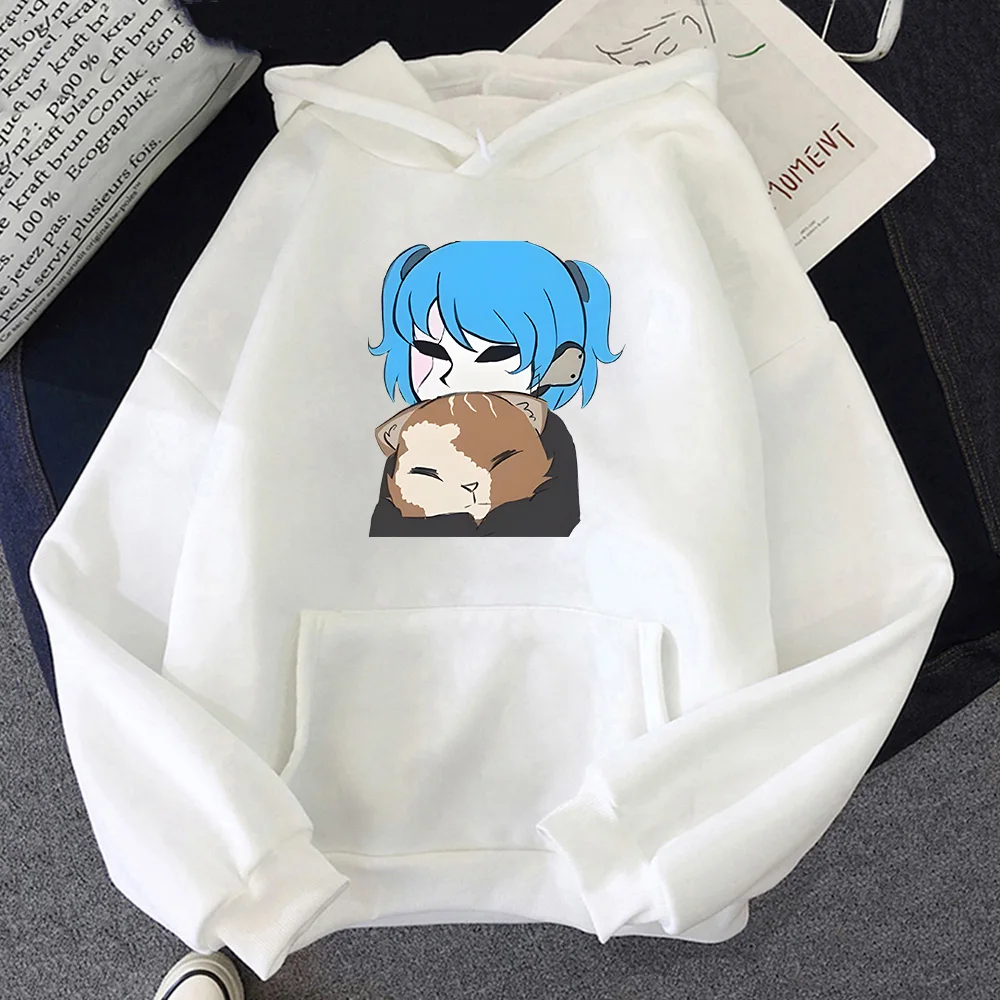 Sally Face Cartoon Graphic Print Hoodies Cute Anime Clothes Autumn High Quality Fleece Sweatshirts Men/women Casual Pullovers