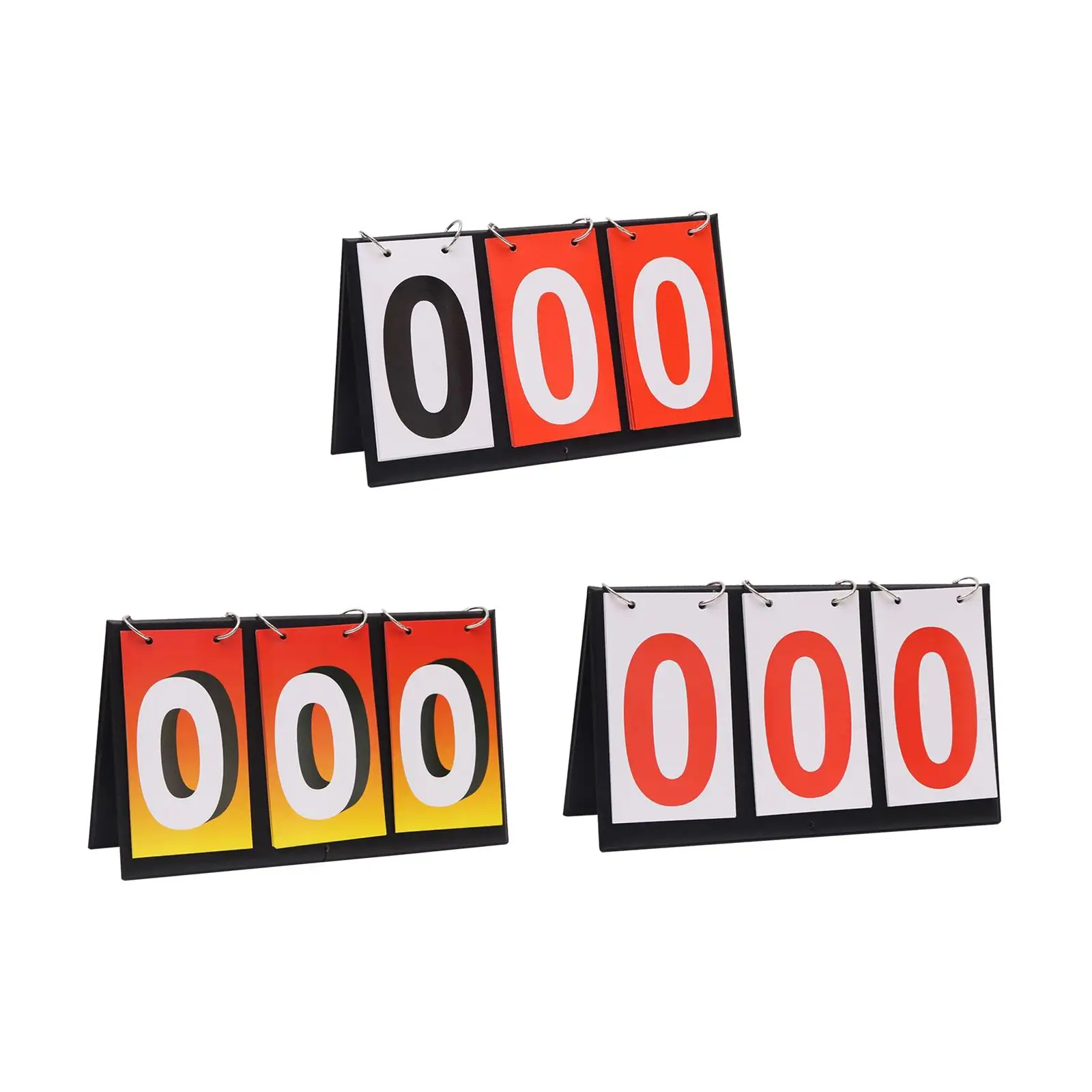 

Tabletop Scoreboard 0-999 Scorekeeper Scoring Desktop Score Keeper for Volleyball Team Games Football Badminton Indoor Sports