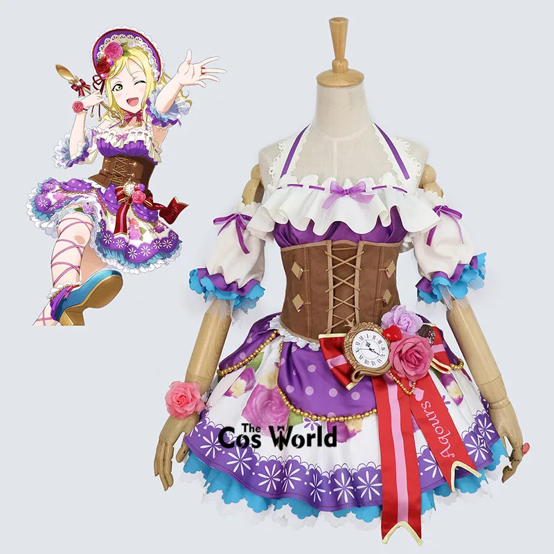 Love Live Sunshine Aqours Chocolate Valentine\'s Day Chika Takami Kurosawa Ruby Dia Outfits Anime Customize Cosplay Costumes
