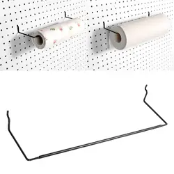 Pegboard Paper Towel Holder Paper Rack Hooks to Any Peg Board Pegboard Organization for Laundry Garage Toilet Kitchen Tool Shed