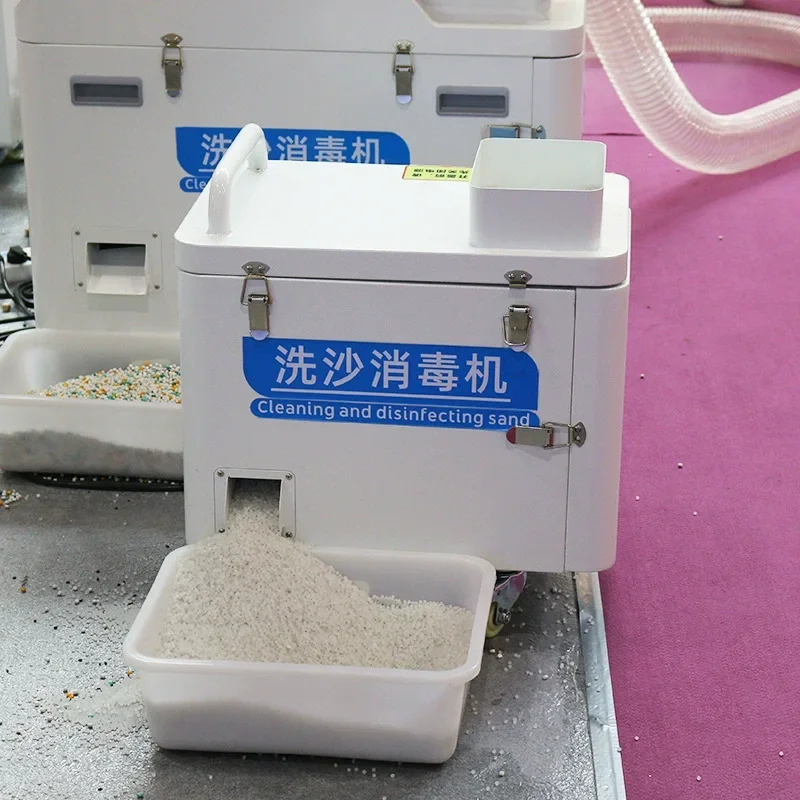 Park Integrated Electric Vapor Cleaning Sand Washing Disinfection Machine Durable Indoor Playground Ball Pit Cleaning Equipment