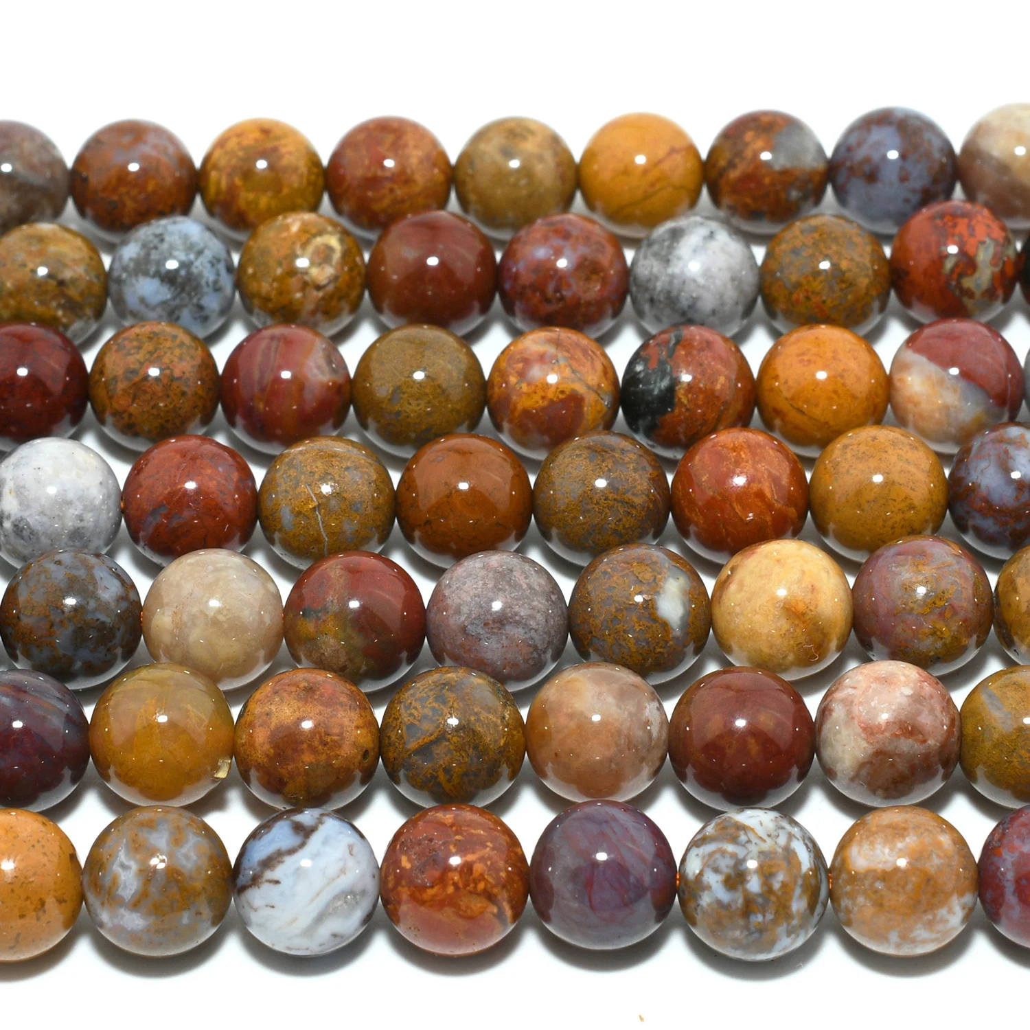 Natural Condoc Agate Loose Round Beads 8.5mm-8.8mm