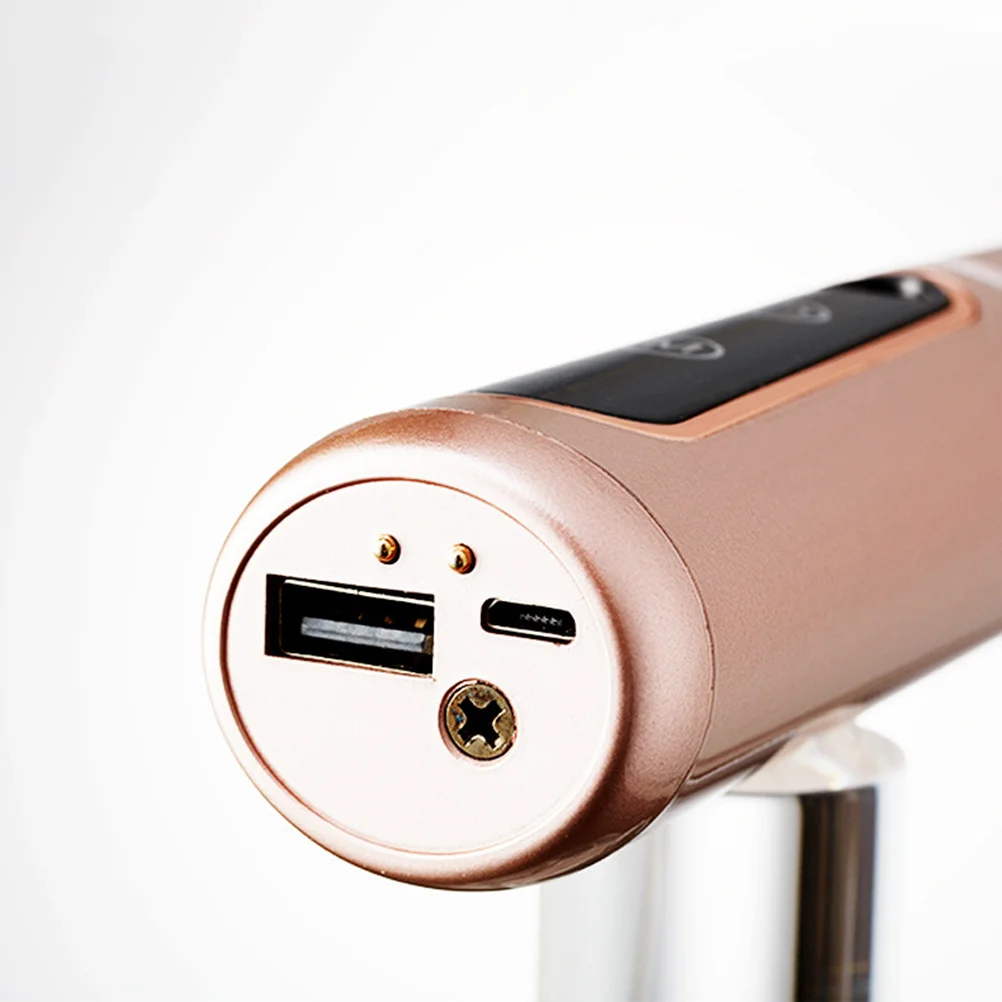 جهاز رذاذ الوجه الصغير 35 مل، جهاز تجميل نانو الانحلال لترطيب البشرة الجافة، ذهبي وردي قابل لإعادة الشحن عبر USB