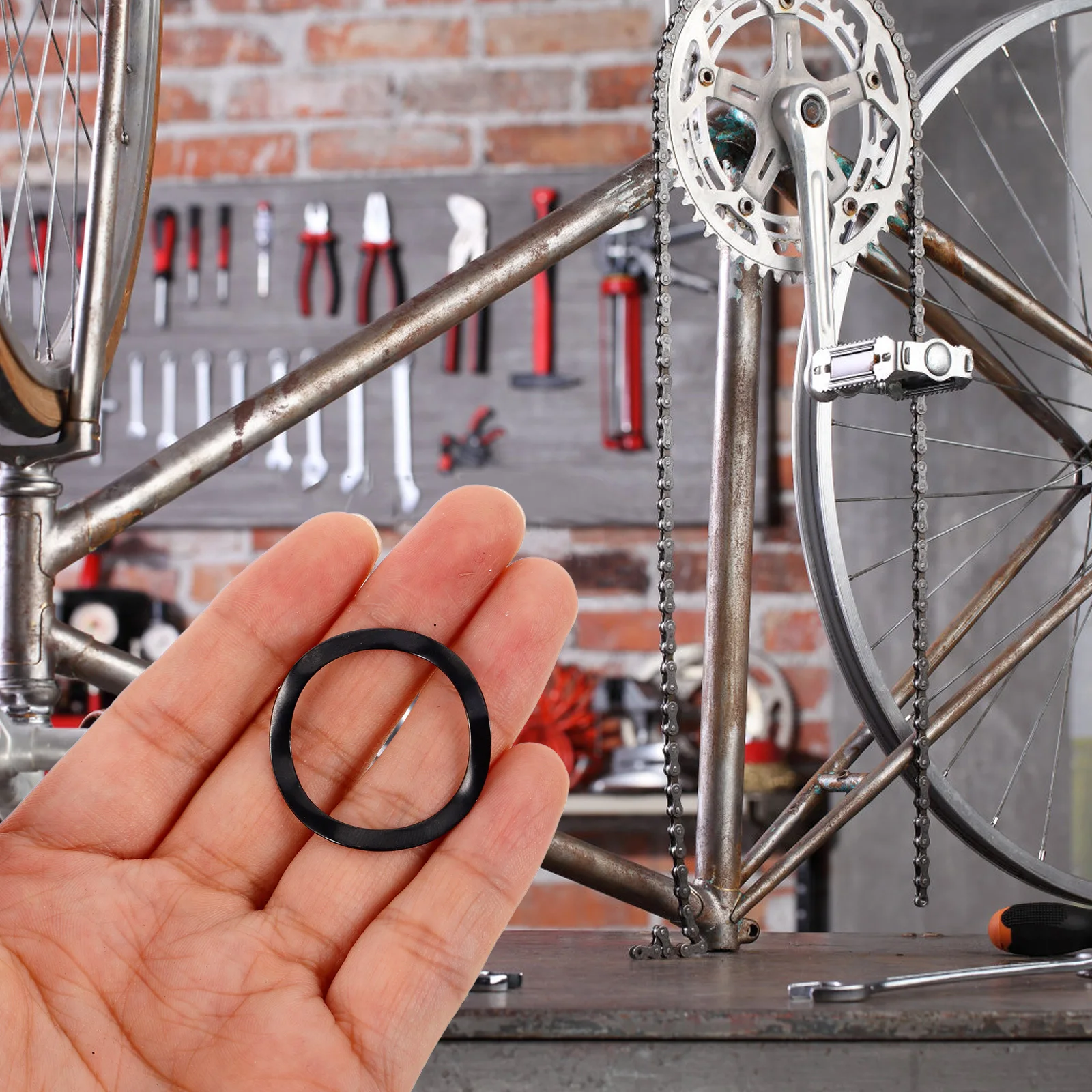 

Bottom Brackets Bike Bottom Bracket Conversion Sleeve 24mm Crankset Washers Bicycle Repair Parts for Mountain Road Bikes