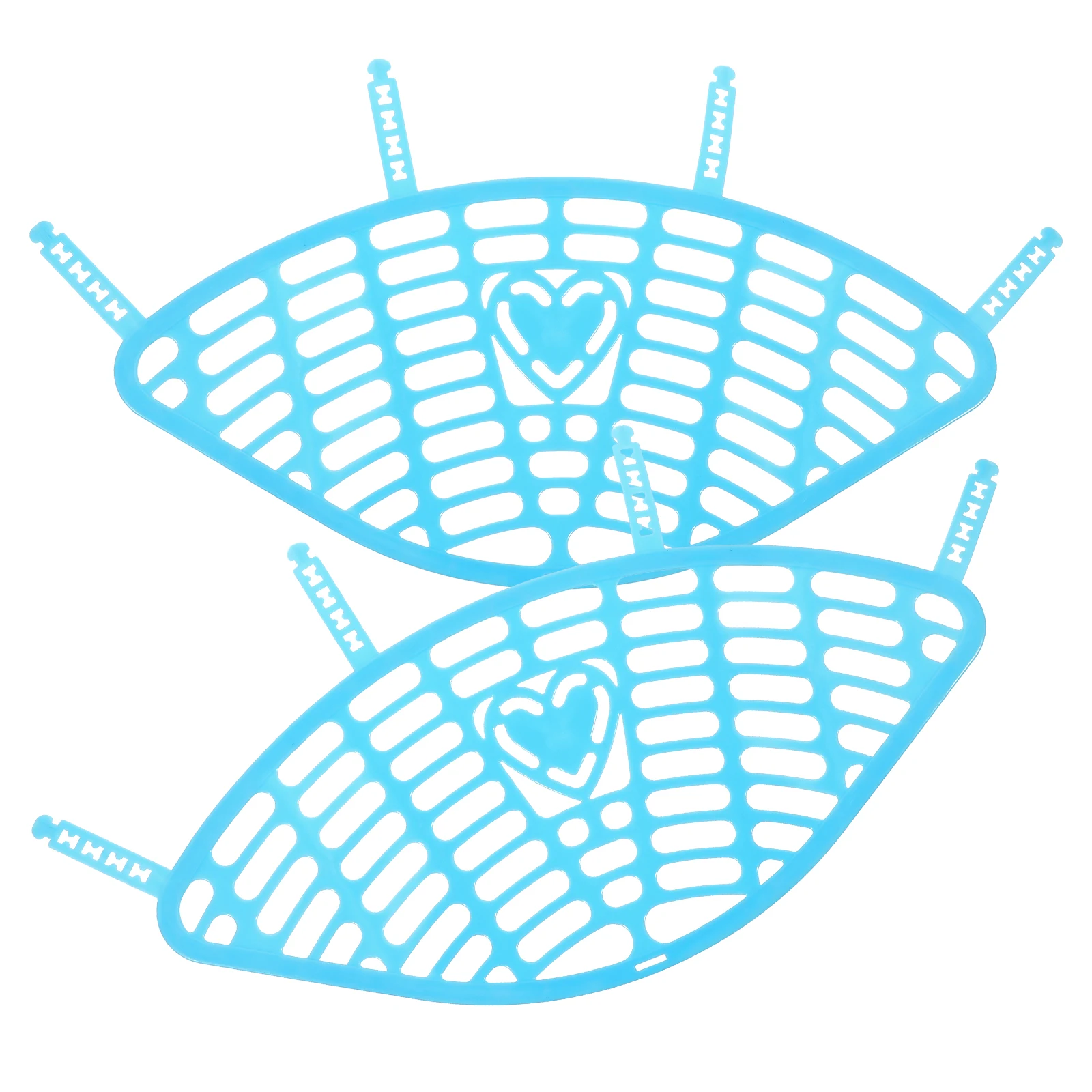 

2 Pcs Protective Net Guardrail Bike Kids Accessories Backseat Screen Rear Wheel Accessory Plastic Mesh Child