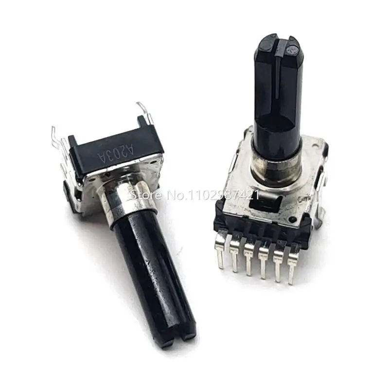 1 Piece RK12 Type A20K Double 6 Feet Mixer Vertical Volume Potentiometer A203 Shaft Length 23MM