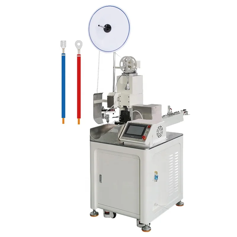 EW-22A Multifunctional Automatic Wire Cutting Stripping Crimping Machine Single End Terminal Crimping Machine