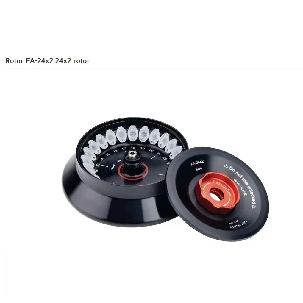 FA‑24x2 Centrifuge Rotor, Laboratory Rotor Spare‑Part Replacement Accessory for Lab Centrifuge Equipment