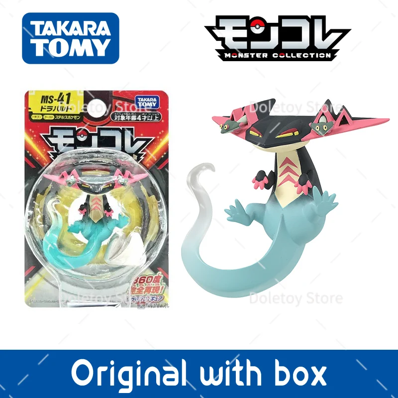 Pokemon Figure Takara Tomy Mega Lucario Rillaboom Dracovish Sirfetch'd Inteleon Hisuian Zoroark Torterra Action Figures Toys