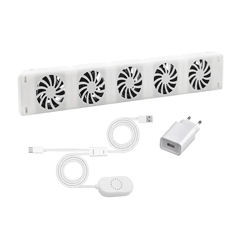 For Home Heating Radiator Fan Airflow 50CFM 85m h ROHS Certification Automatic Thermostat CE Certification ERP Certification