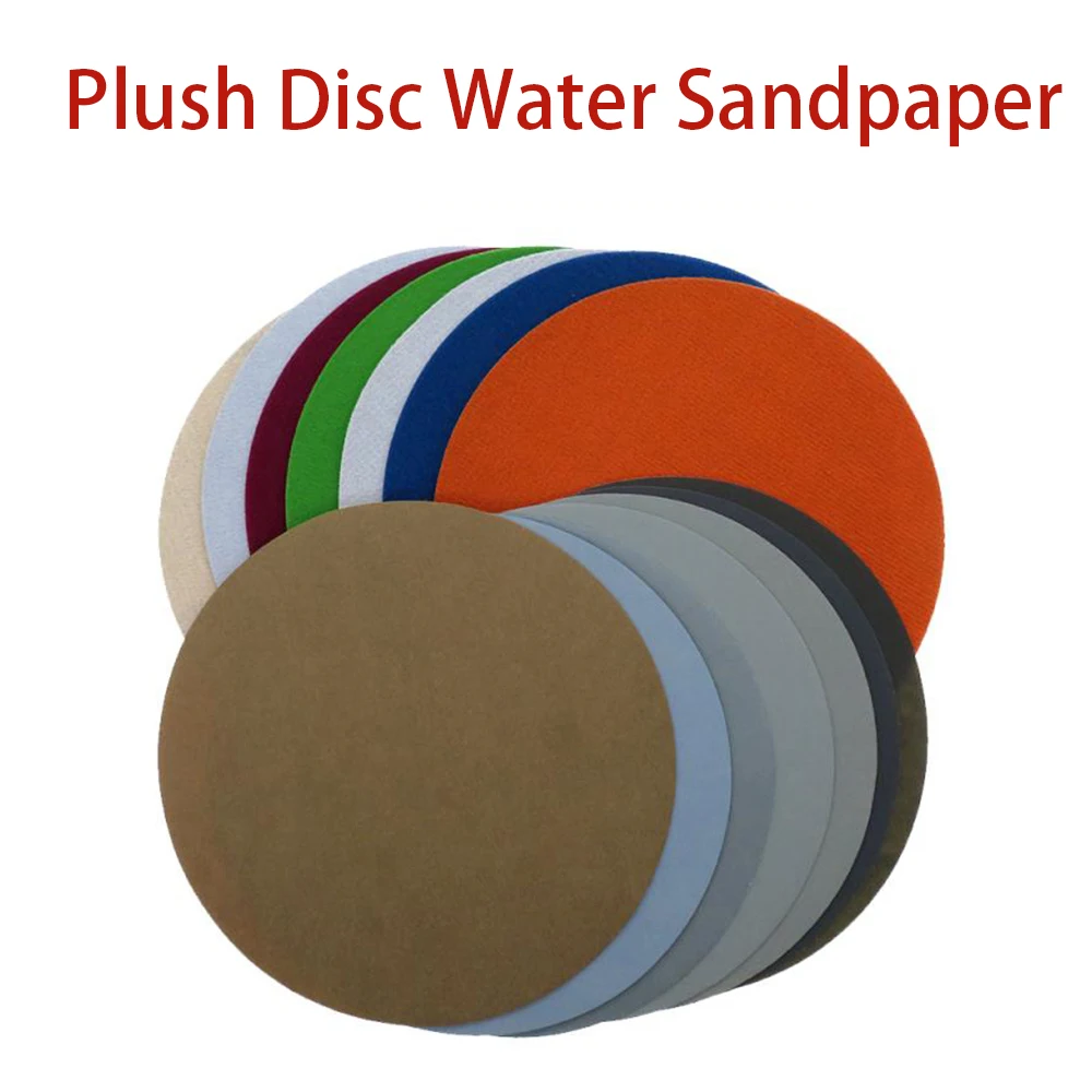 1-100Pcs 7-Inch 180MM Plush Disc Water Sandpaper 2000 #-10000 # Automotive Repair Furniture Jewelry Polishing Wet Grinding Tool