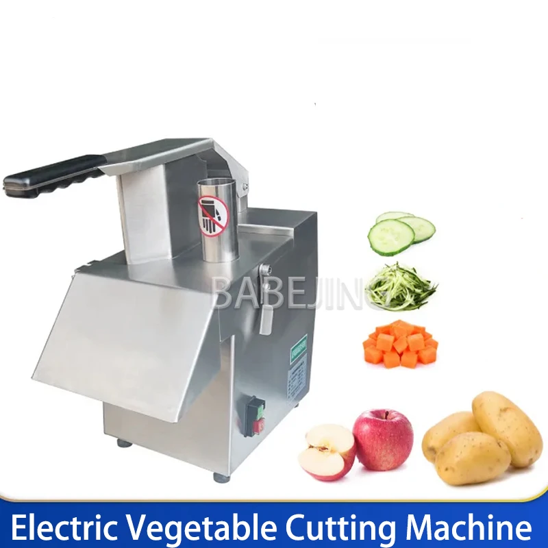 BABEJING Picadora de verduras de alto rendimiento, rebanadora comercial de setas Shiitake para salchicha de jamón de setas, herramienta picadora de cocina