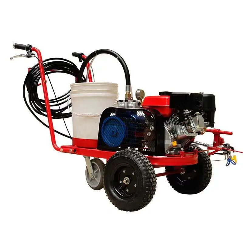 

Street Cold Spraying Marking Road Line Painting Machine for parking space