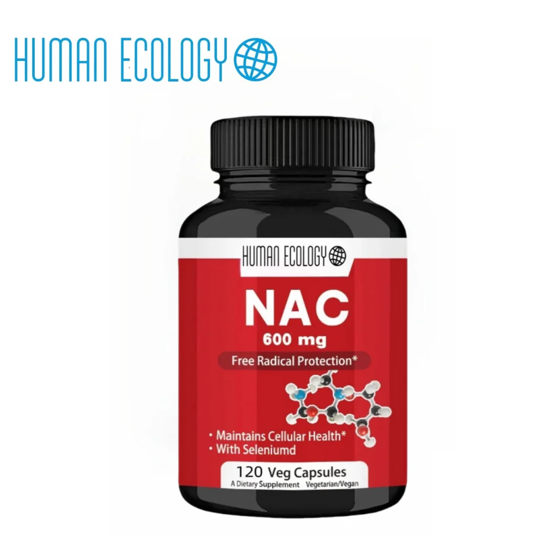 

SHuman Ecology uplemento Nac De 600mg, Promueve La Salud Celular, Aumenta La Inmunidad, Soporte De La Piel