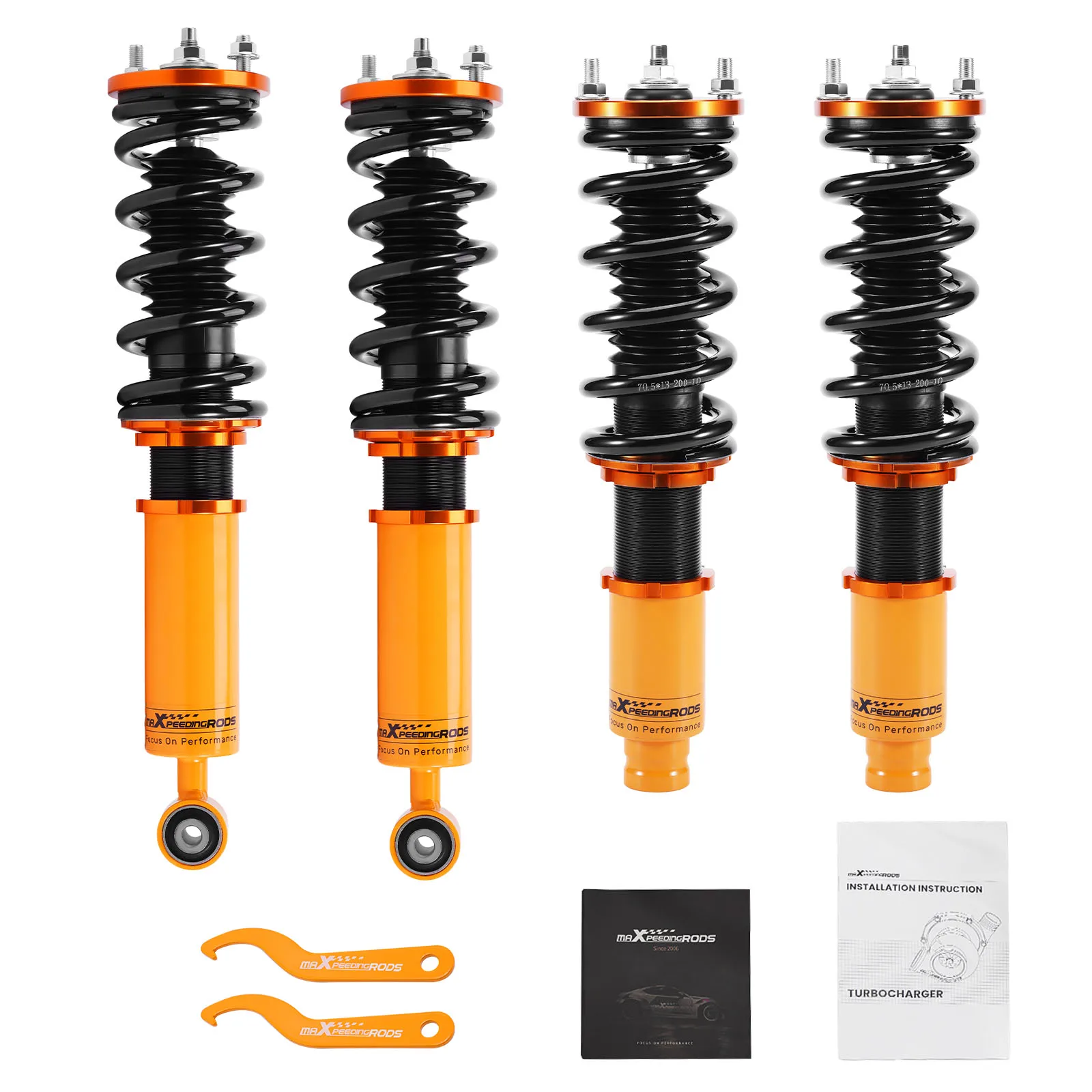 Coilovers Assembly Kit for Honda CR-V 1997-2001 Adjustable Height Shocks Struts