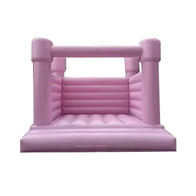 YLWCNN New Inflatable Bounce House Kids Inflate Trampoline Bouncy Game Inflatable Toys White Bouncer Bed With Blower Customized