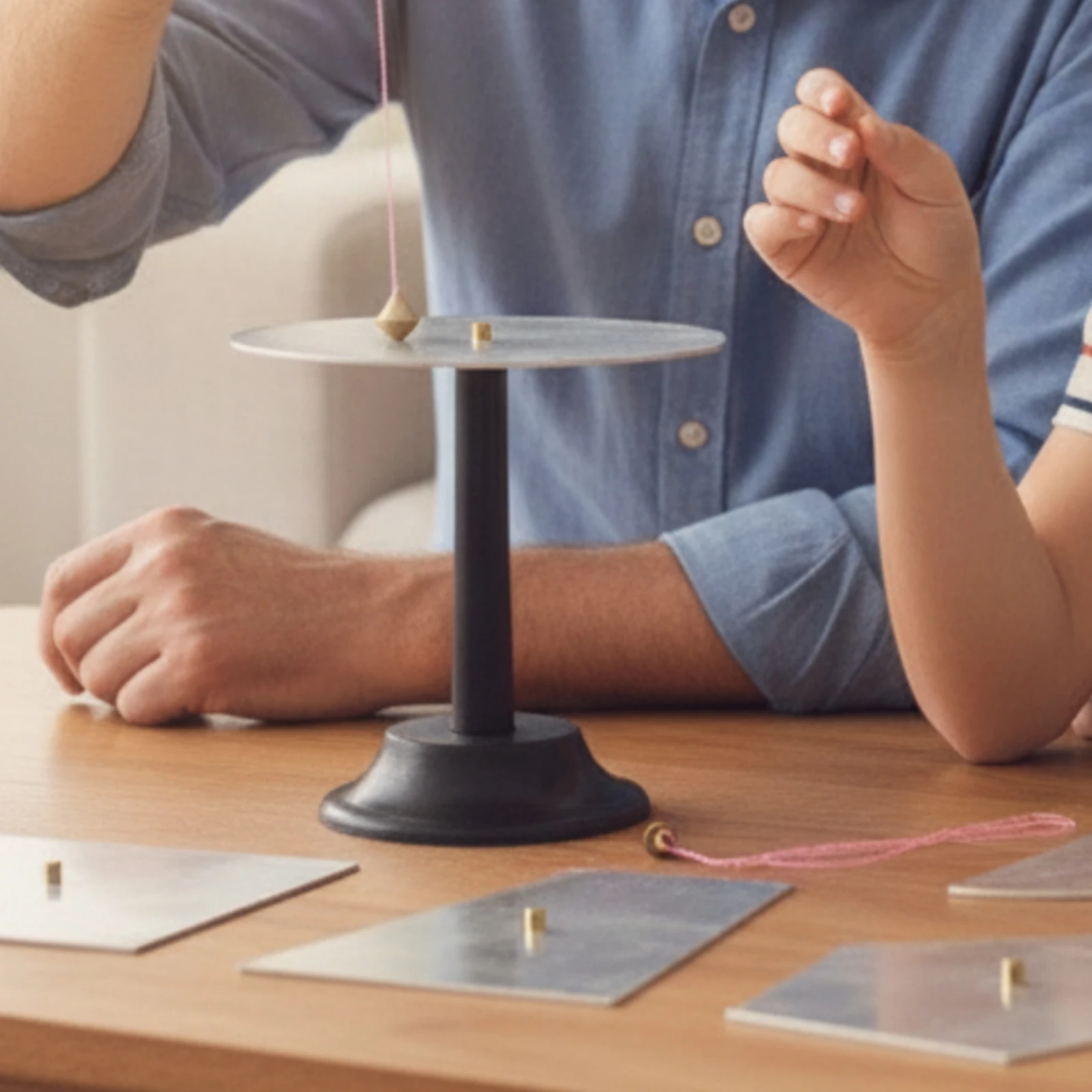 Center of Gravity Demonstrator Educational Physics Experiment Set Mechanics Experiment Equipment Lightweight for Teachers