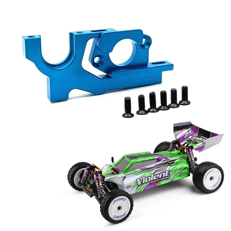 Metalen verstelbare motorsteun voor Wltoys 104072 104001 104002   1/10 RC Auto Upgrades Onderdelen Accessoires-Drop Ship