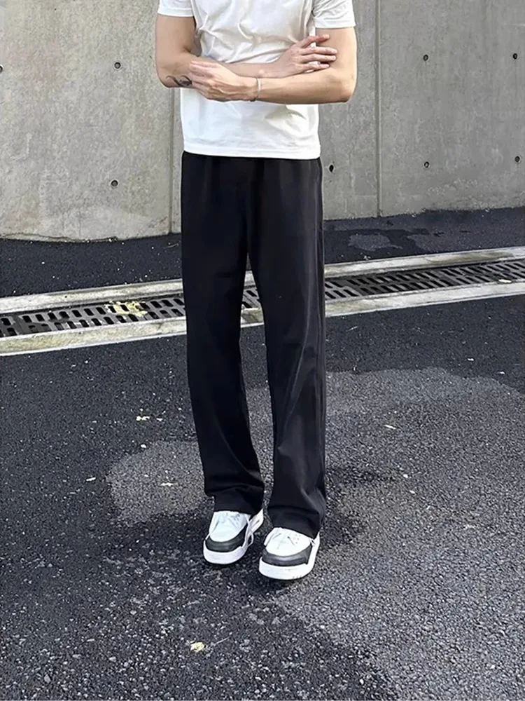 

American Sle Casual Knife Pants Men's Summer Thin Breathable Loose Outdoor Straight Leg Micro Flared Long Trousers