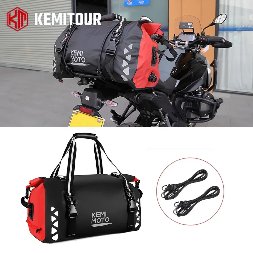

For BMW For Yamaha For Suzuki Rear Sear Bag Camping Travel Clothes Bags 50L Moto Waterproof Liner Bag R1300GS R1250GS R6 V Strom