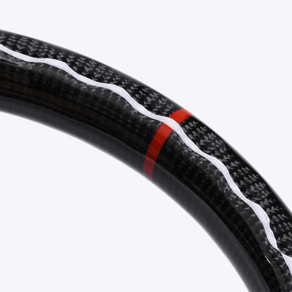 Real Carbon Fiber Steering Wheel Fit For Porsche Macan Cayenne 911 718 2015-2021