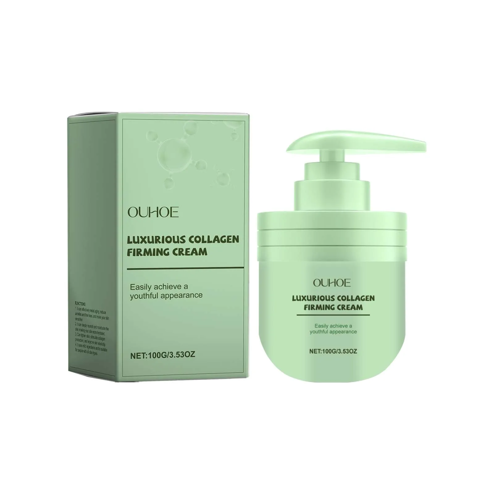 

Luxurious Collagen Firming Cream - Anti-Aging Face Moisturizer for Youthful Skin, Deep Hydration & Lifting Treatment