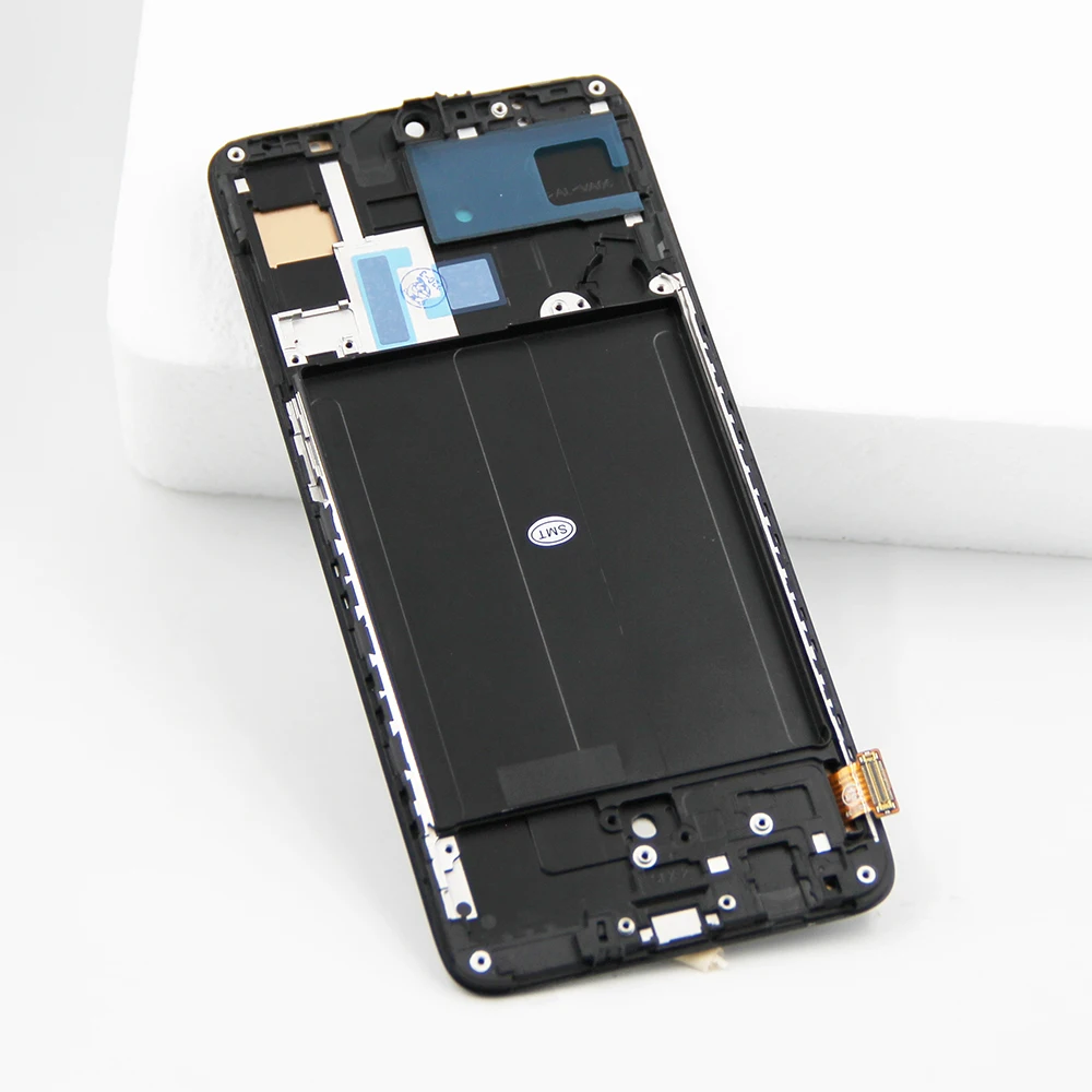 A70 Display Screen For Samsung Galaxy A70 A705 A705F SM-A705F LCD Display With Frame Touch Screen Digitizer Assembly Replacement