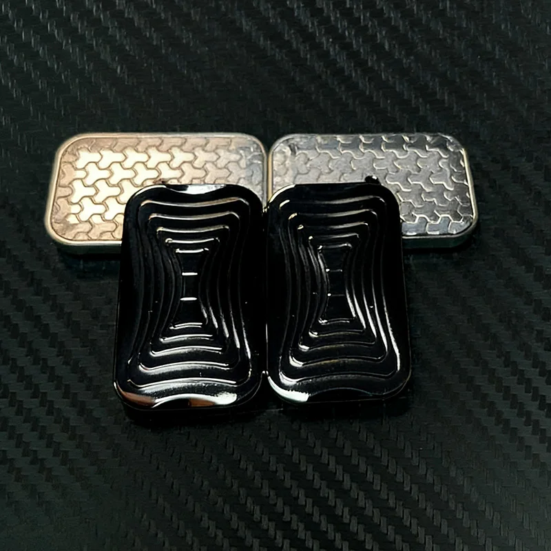 ZD EDC Z3 Slider di spinta illimitato Fidget Toys Magnetismo in metallo Fidget Slider Sollievo dallo stress e rilassamento per adulti Fidget Spinner