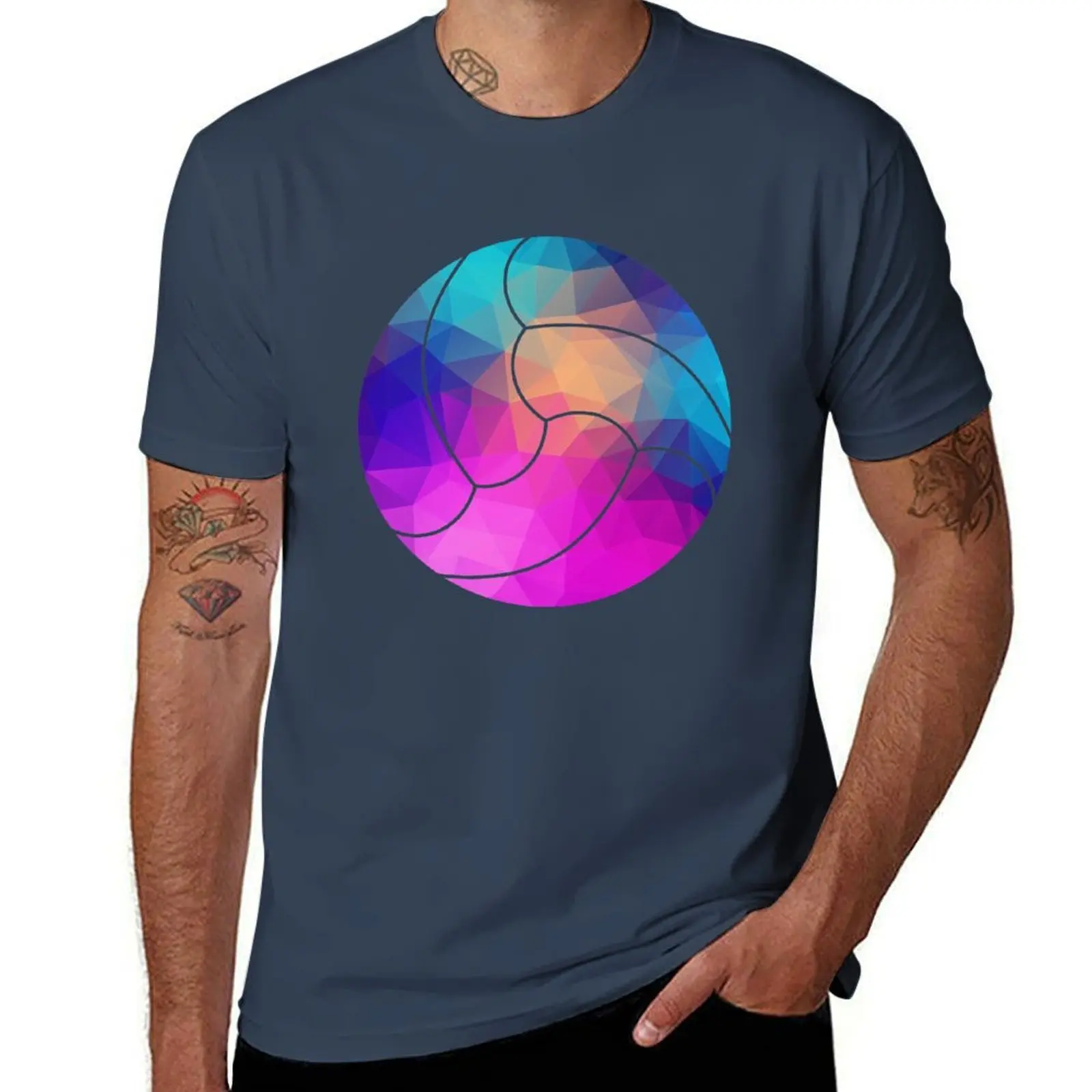 

Volleyball Colorful Art Gifts T-Shirt t shirt personalised t shirts for man slim fit t shirt man cotton T-Shirt