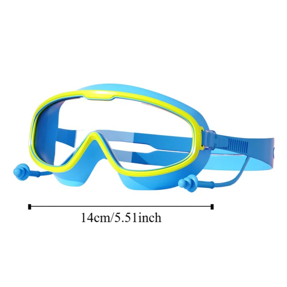 Lunettes de natation professionnelles réglables avec protection UV, lunettes d'entraînement de natation, lunettes de course dans l'eau en silicone HD, équipement de sport