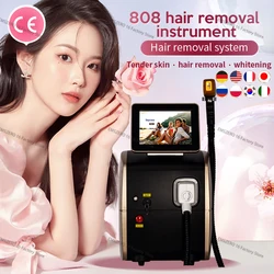 2024 Best Permanent depilation machine remove hair laser 808nm diode laser hair removal machine 755 808 1064 hair removal laser