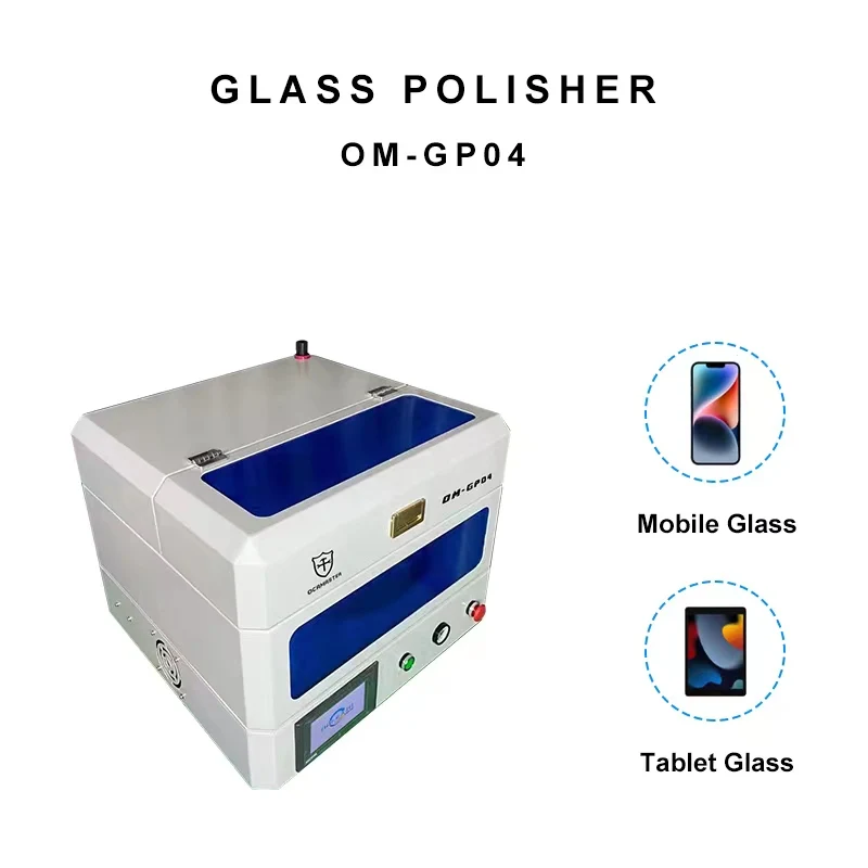 OM-GP03 OM-GP04 Automatic Polishing Machine For Mobile Phone Watch Touch Screen Glass Scratch Grinding Equipment Polish Machine