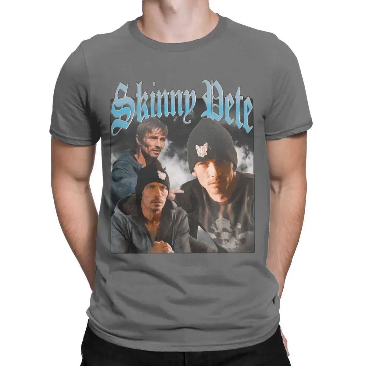 Skinny Pete 90s Rap Style T Shirt Men Cotton Vintage T-Shirts Crew Neck Breakinngg Baadd Tee Shirt Short Sleeve Clothes Summer