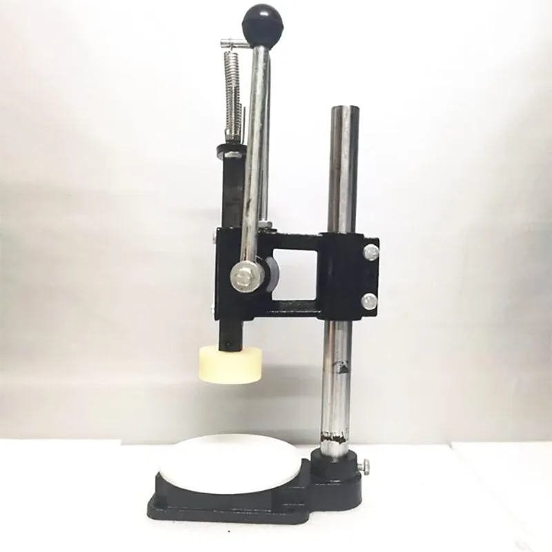 Taponadora de Perfume Manual, máquina taponadora de prensa inoxidable de 1mL/2mL/13-15mm/20mm con mango antideslizante, prensa de altura de soporte ajustable