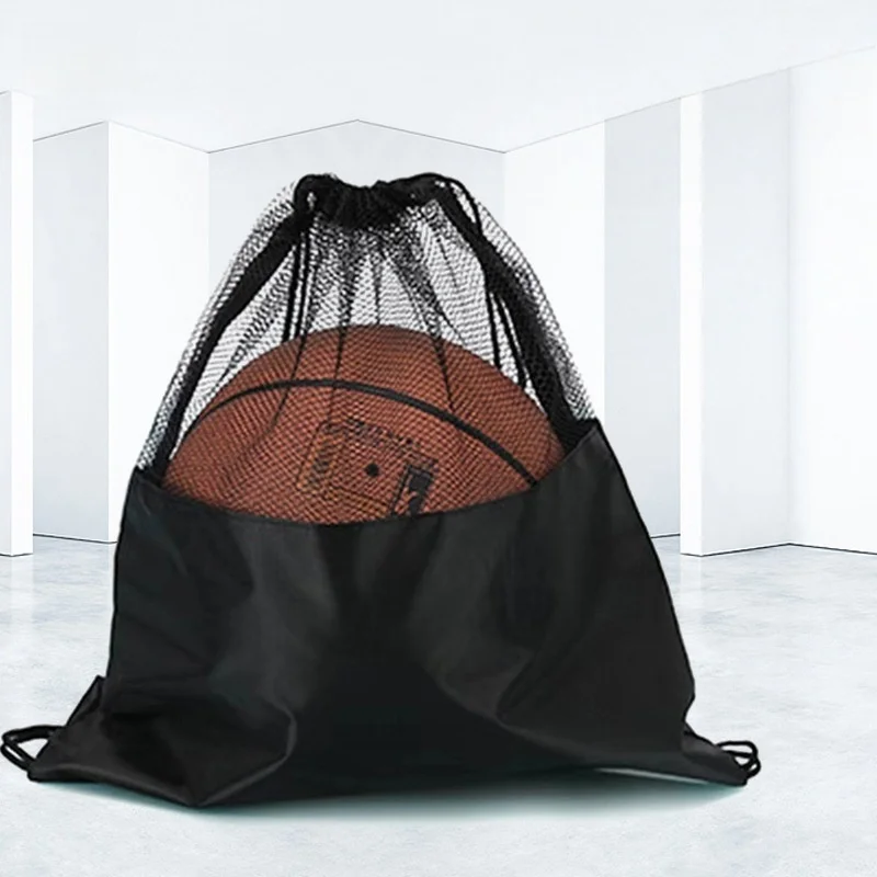 

Сетчатая сумка, портативный рюкзак для хранения футбола, уличные многофункциональные сумки для хранения баскетбола, волейбола