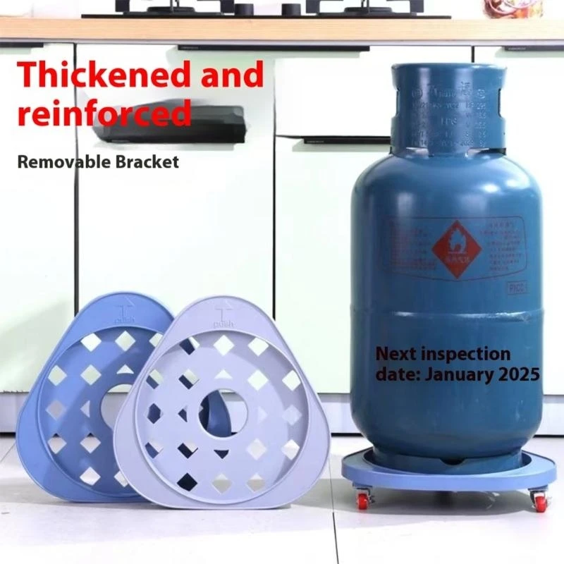 Praktische Rollgaszylinderhalter Rad