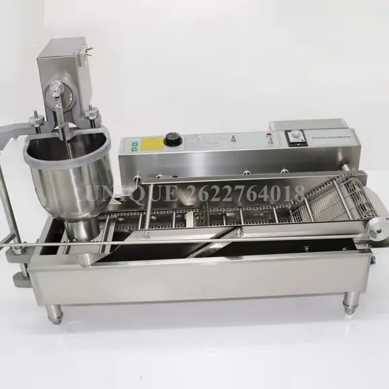 Commercial Electric Double Row Donut Machine Automatic Donut Making Machine Donut Fryer Doughnut Maker with Timer Donut Maker