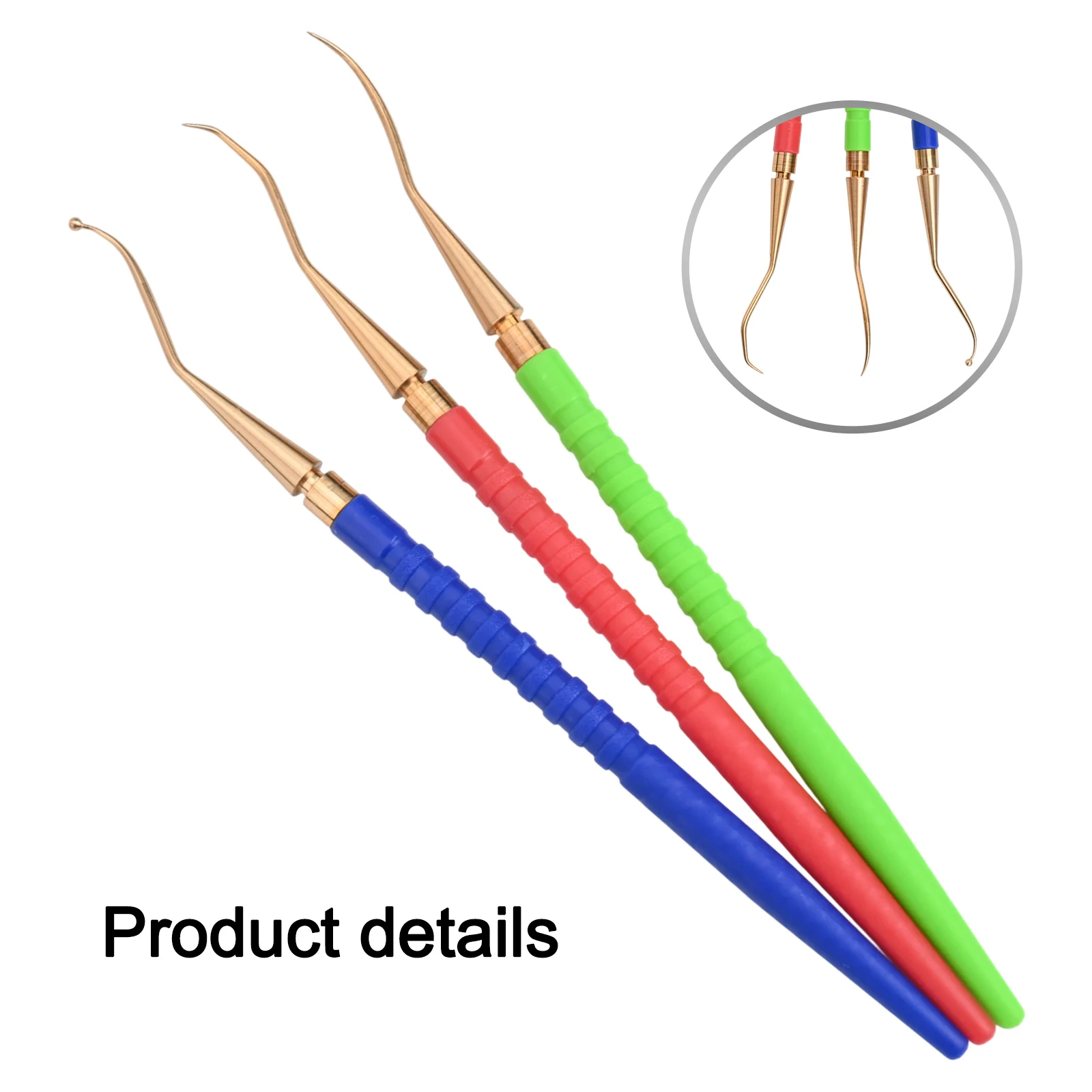 3Pcs Brass O Ring Pick Tool Set Plastic Handle Scuba Diving Repair Kit For Snorkeling Freediving Gear Maintenance Accessories