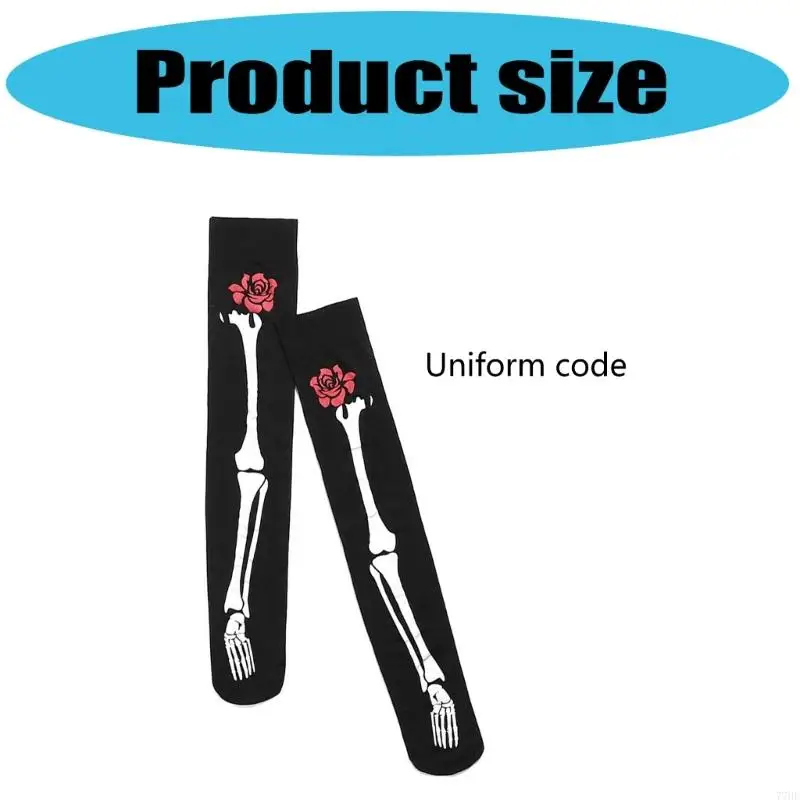 77He Women Halloween Kousen Rettery Nylon Legwear voor cosplaydans en feestelijk evenement