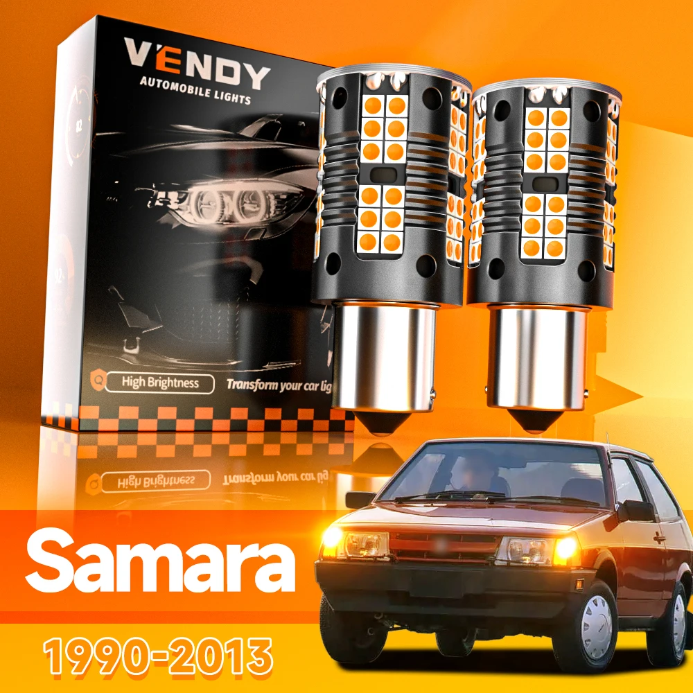 2 قطعة لادا سمارة 2108 2109 2113 2114 2115 1990-2013 LED بدوره مصباح إشارة تحول مصباح 2007 2008 2009 Canbus اكسسوارات