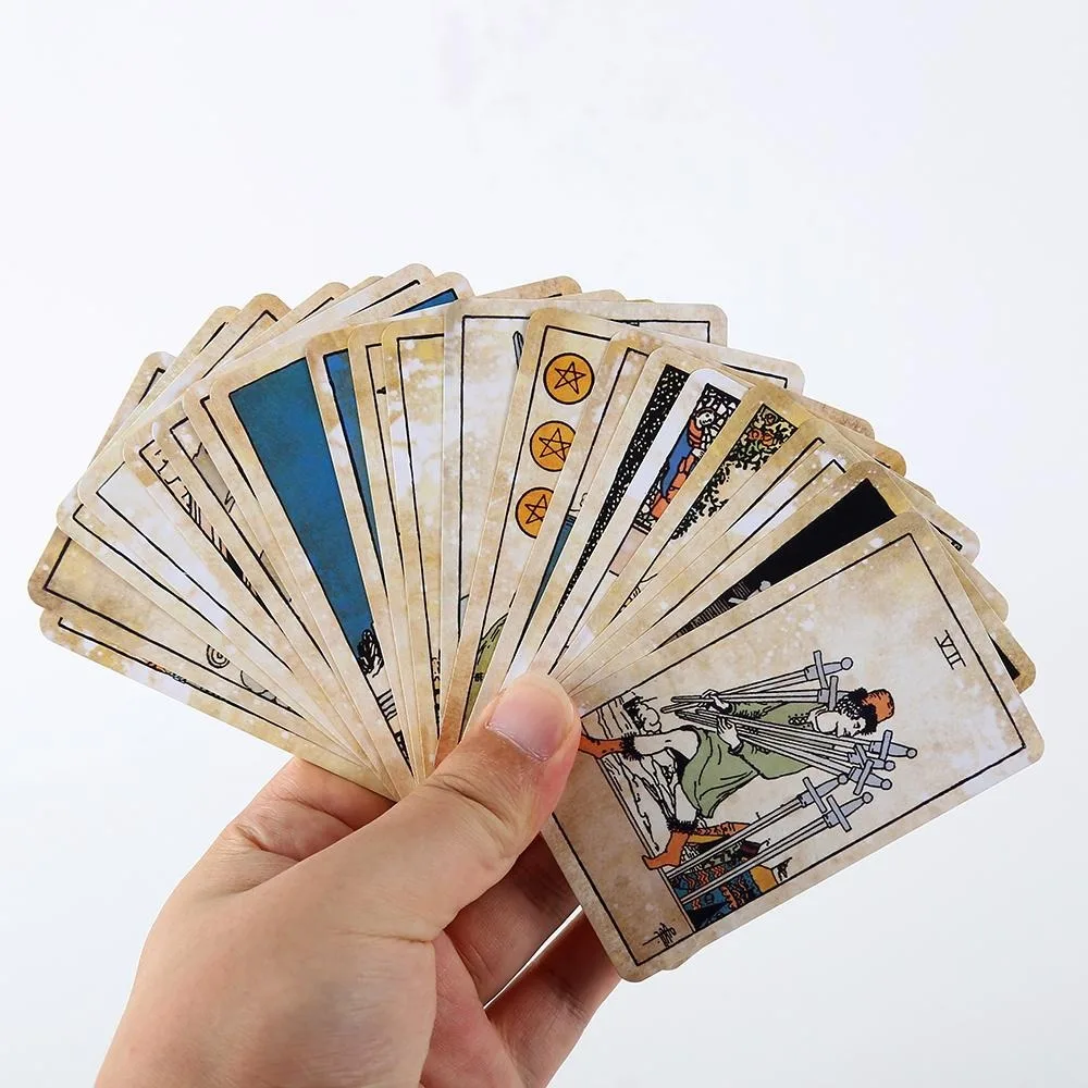 10*6 cm Vintage Tarot in A Tin 78 Pcs Cards