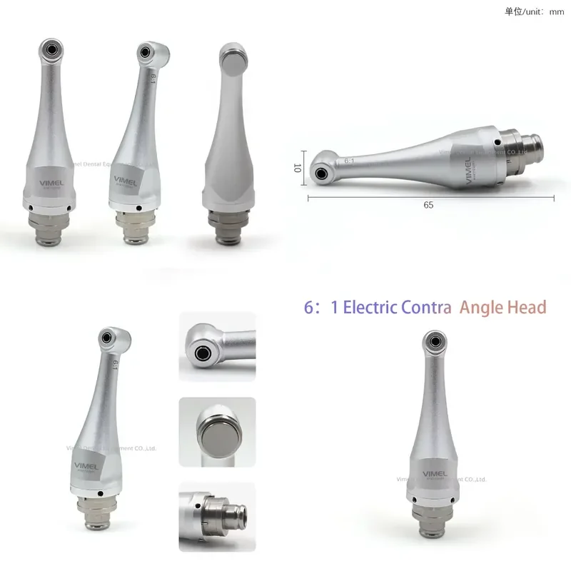 

2026 Endodontics 6:1 Contra Angle Handpiece Head for Wireless Endo Motor