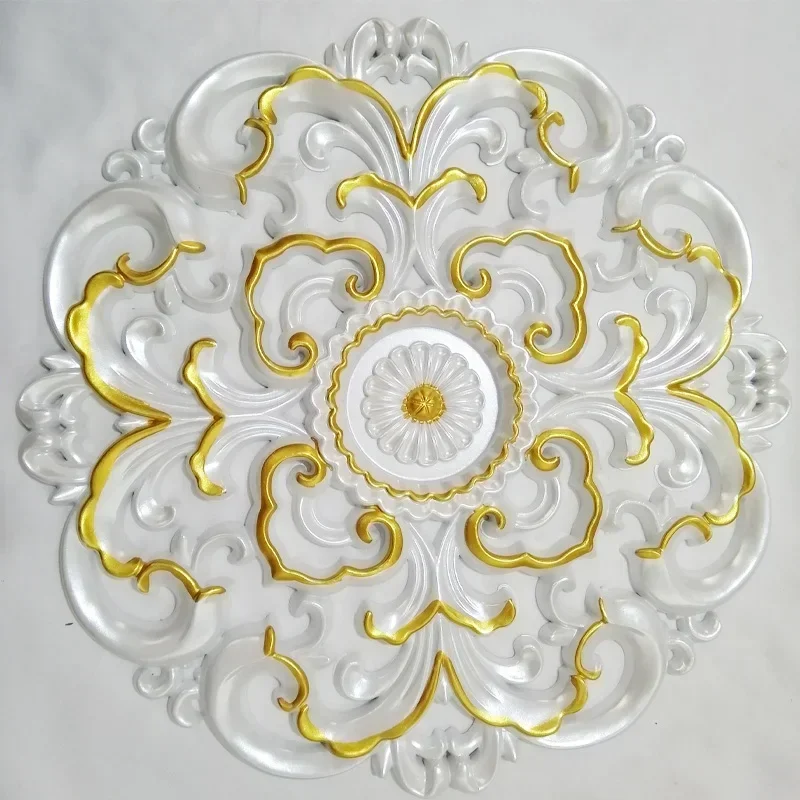 

Decorative Plastic Floral Wall Stickers Furniture Background Wall Decked with European Lamp Pool Ceiling Decoration Wallpaper