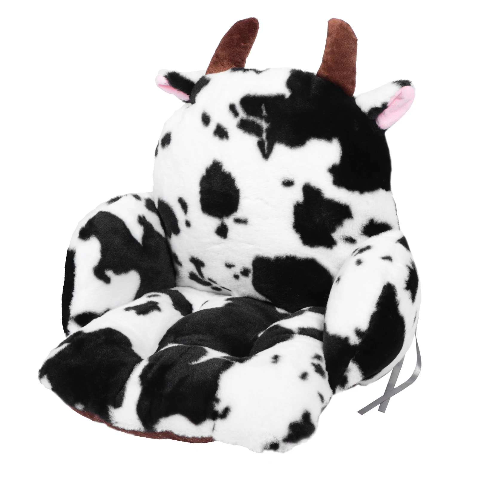 

Cow Shaped Seat Cushion PP Cotton Office Chair Dining Sofa Cute Cartoon Design Comfortable Support Pad Student Mat