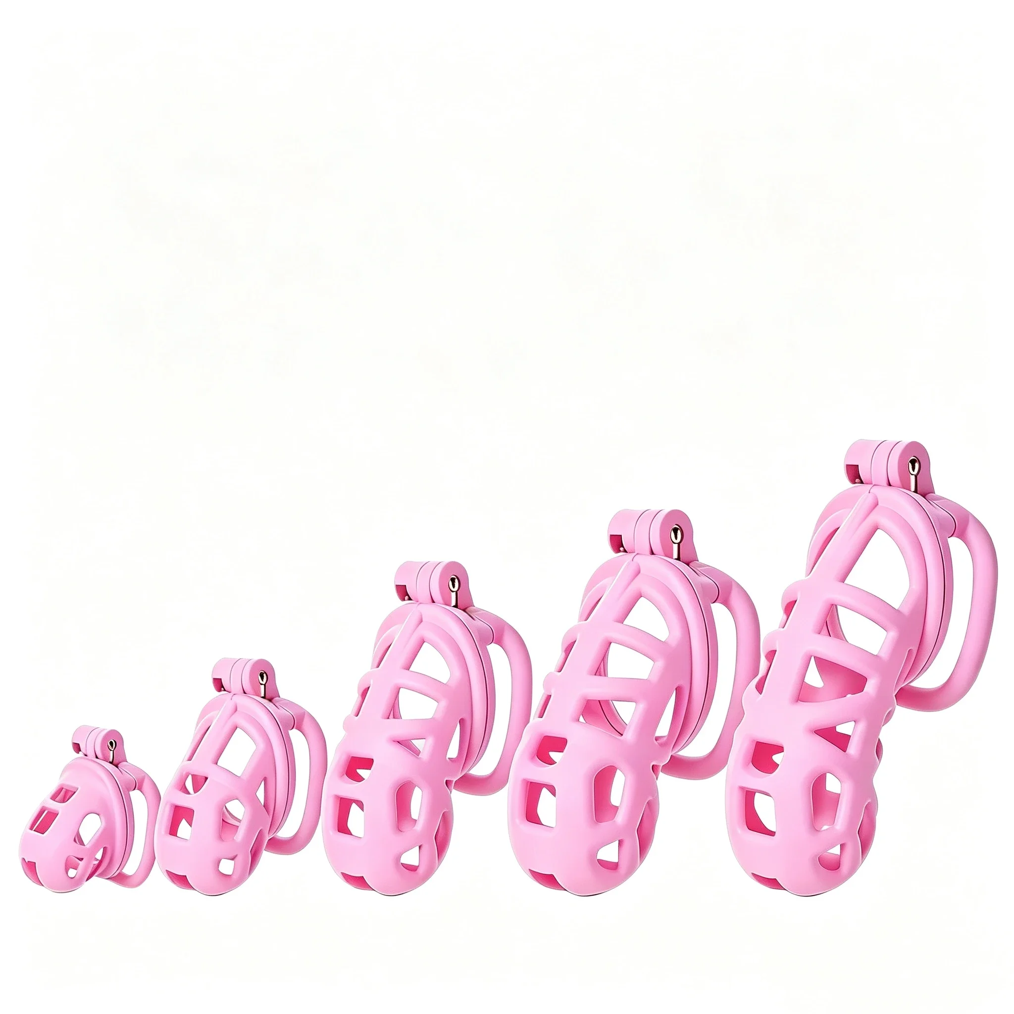 New New Breathable Male Chastity Lock Device, Pink Stylish Intimate Interactive Accessory - Aliexpress Deal